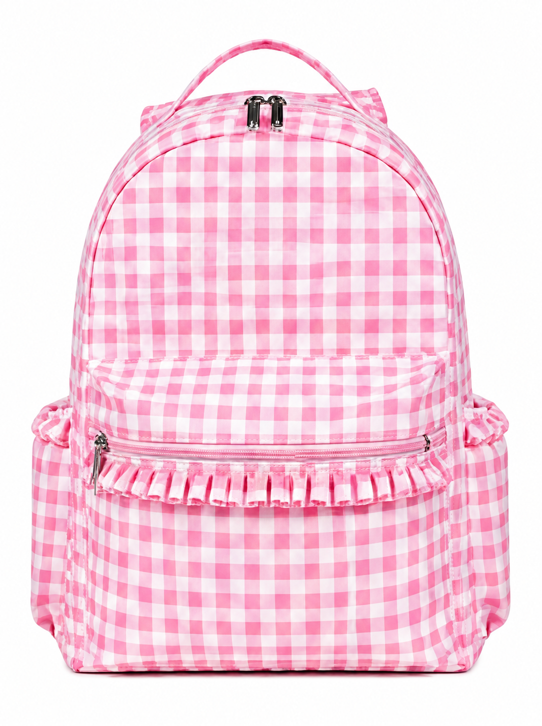 Pink Gingham Backpack