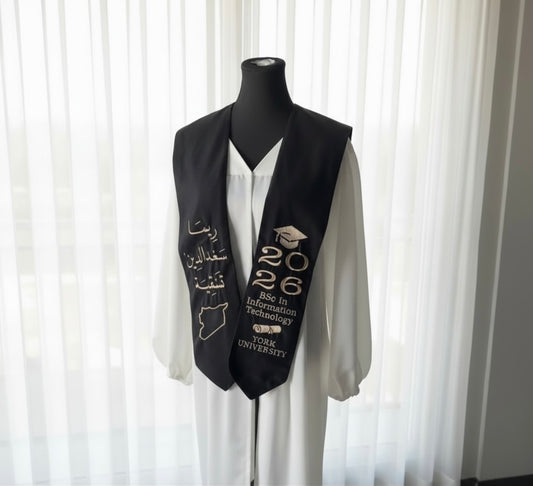 Velvet Graduation Stole – Classic & Elite Options